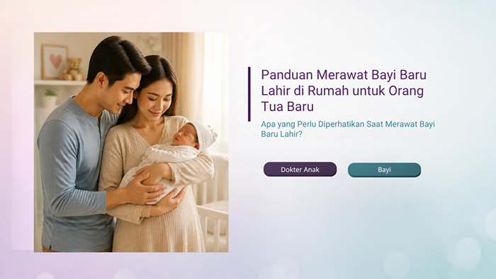 Panduan Merawat Bayi Baru Lahir di Rumah untuk Orang Tua Baru - Klinik Alunan Bunda Semarang