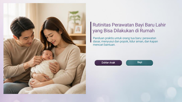 Rutinitas Perawatan Bayi Baru Lahir yang Bisa Dilakukan di Rumah - Klinik Alunan Bunda Semarang