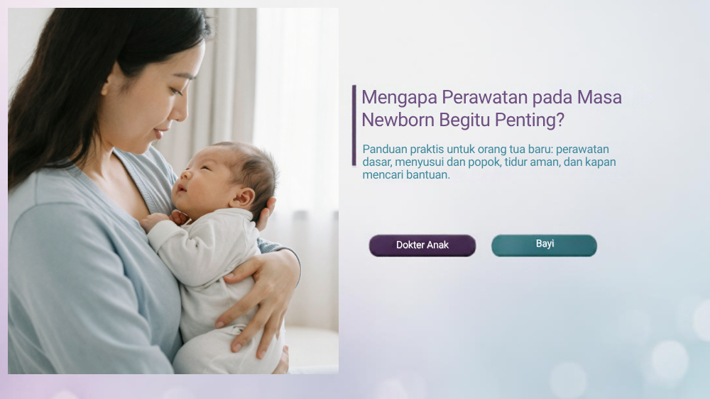 Mengapa Perawatan pada Masa Newborn Begitu Penting? - Klinik Alunan Bunda Semarang