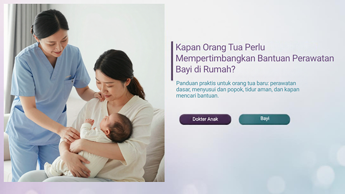 Kapan Orang Tua Perlu Mempertimbangkan Bantuan Perawatan Bayi di Rumah? - Klinik Alunan Bunda Semarang
