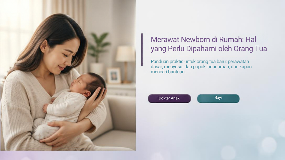 Merawat Newborn di Rumah: Hal yang Perlu Dipahami oleh Orang Tua - Klinik Alunan Bunda Semarang