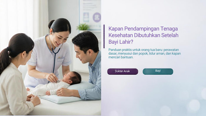 Kapan Pendampingan Tenaga Kesehatan Dibutuhkan Setelah Bayi Lahir? - Klinik Alunan Bunda Semarang