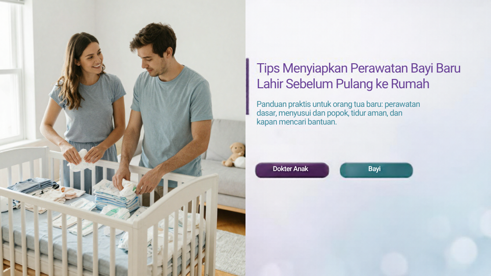 Tips Menyiapkan Perawatan Bayi Baru Lahir Sebelum Pulang ke Rumah - Klinik Alunan Bunda Semarang