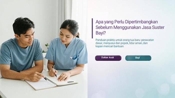 Apa yang Perlu Dipertimbangkan Sebelum Menggunakan Jasa Suster Bayi? - Klinik Alunan Bunda Semarang