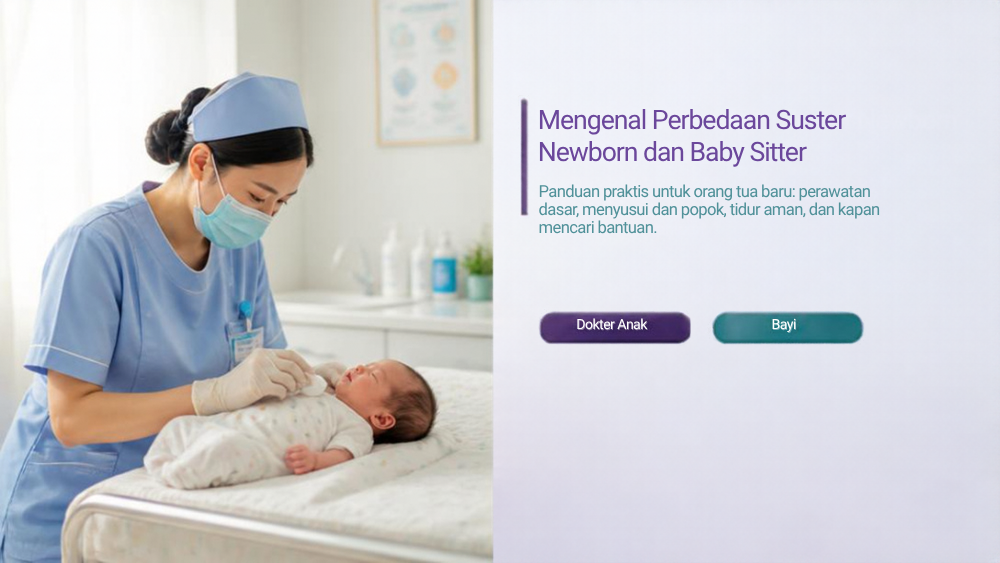 Mengenal Perbedaan Suster Newborn dan Baby Sitter - Klinik Alunan Bunda Semarang