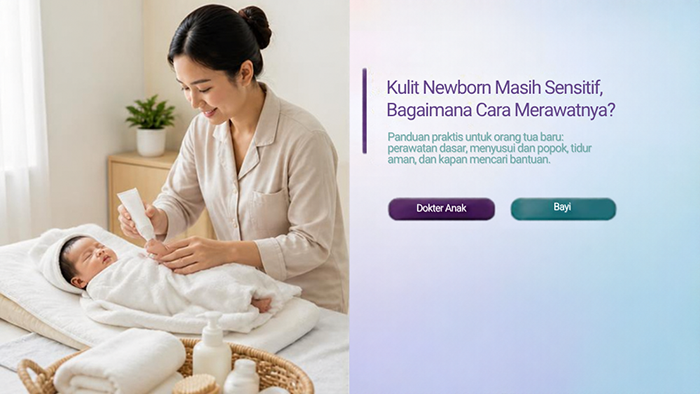 Kulit Newborn Masih Sensitif, Bagaimana Cara Merawatnya? - Klinik Alunan Bunda Semarang