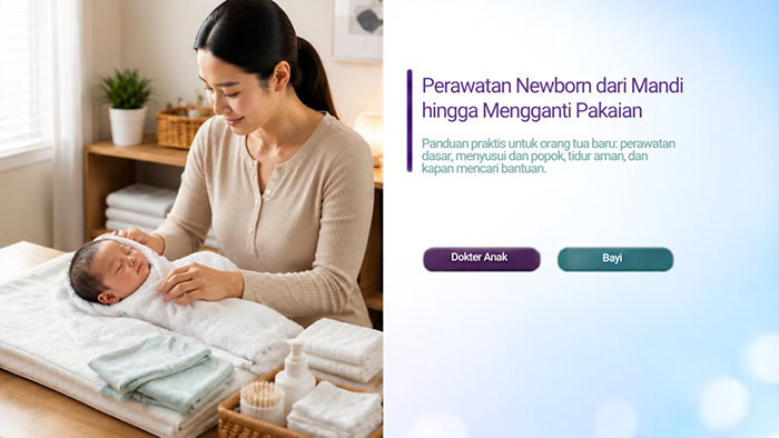 Perawatan Newborn dari Mandi hingga Mengganti Pakaian - Klinik Alunan Bunda Semarang