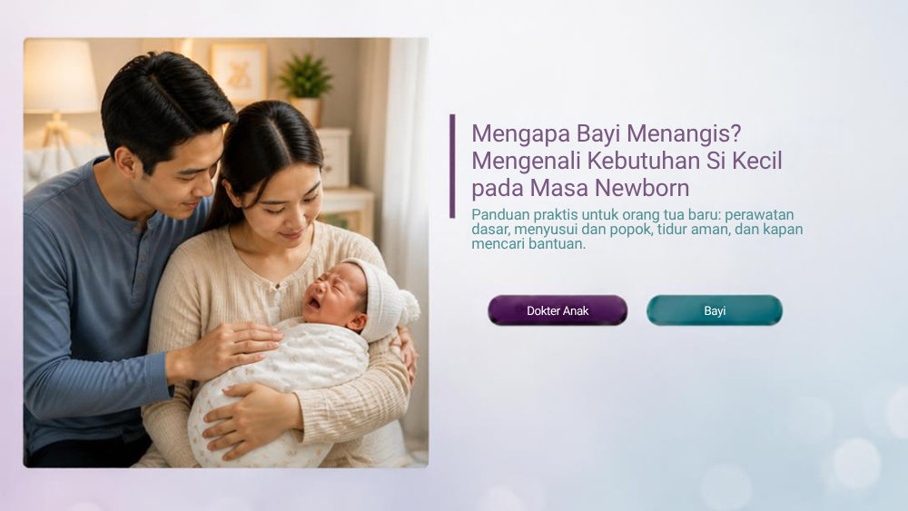 Mengapa Bayi Menangis? Mengenali Kebutuhan Si Kecil pada Masa Newborn - Klinik Alunan Bunda Semarang