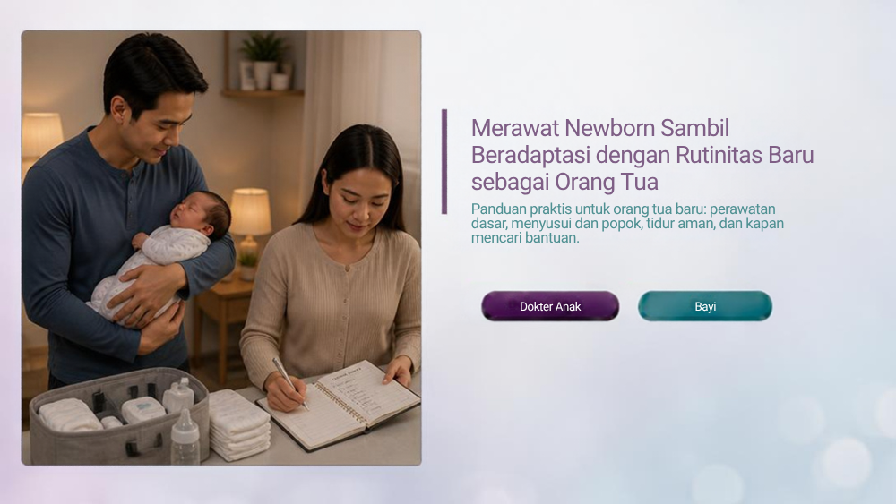 Merawat Newborn Sambil Beradaptasi dengan Rutinitas Baru sebagai Orang Tua - Klinik Alunan Bunda Semarang