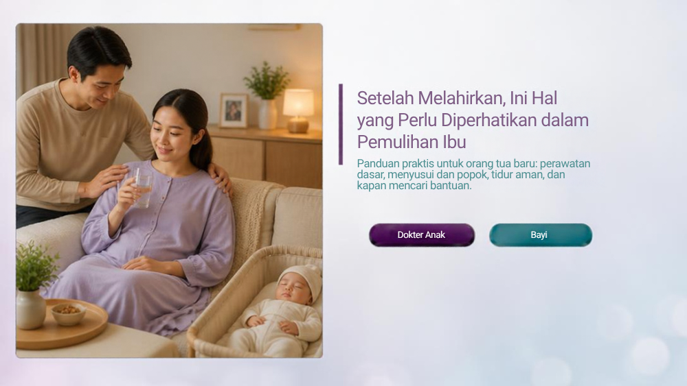 Setelah Melahirkan, Ini Hal yang Perlu Diperhatikan dalam Pemulihan Ibu - Klinik Alunan Bunda Semarang
