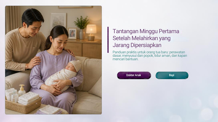 Tantangan Minggu Pertama Setelah Melahirkan yang Jarang Dipersiapkan - Klinik Alunan Bunda Semarang