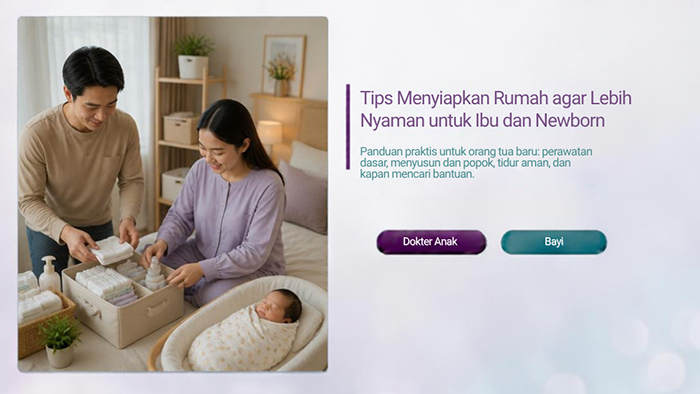 Tips Menyiapkan Rumah agar Lebih Nyaman untuk Ibu dan Newborn - Klinik Alunan Bunda Semarang