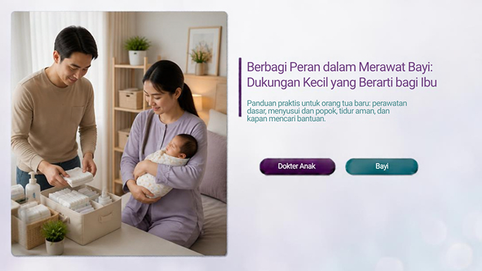 Berbagi Peran dalam Merawat Bayi: Dukungan Kecil yang Berarti bagi Ibu - Klinik Alunan Bunda Semarang