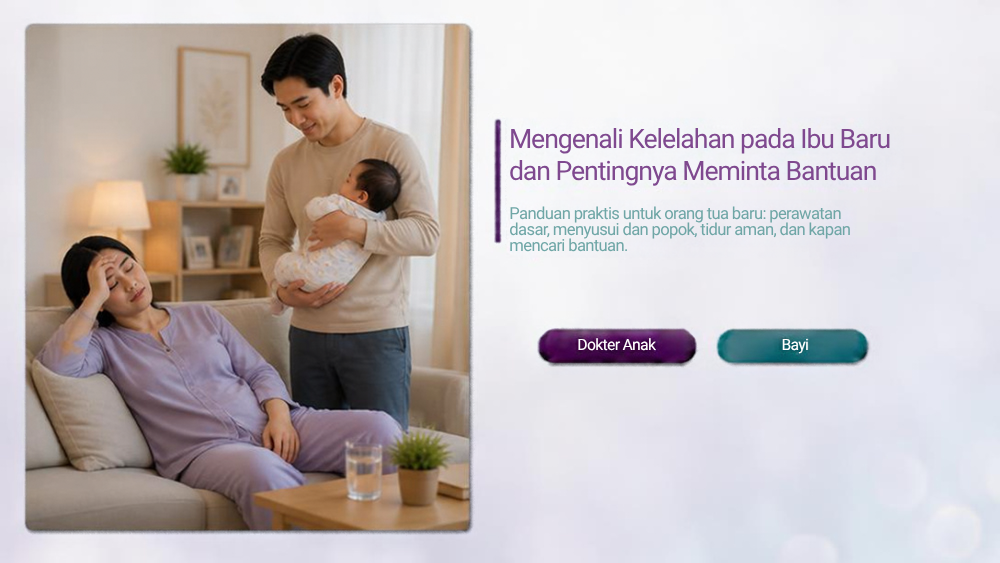 Mengenali Kelelahan pada Ibu Baru dan Pentingnya Meminta Bantuan - Klinik Alunan Bunda Semarang