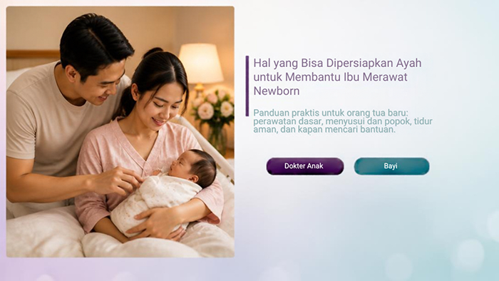 Hal yang Bisa Dipersiapkan Ayah untuk Membantu Ibu Merawat Newborn - Klinik Alunan Bunda Semarang