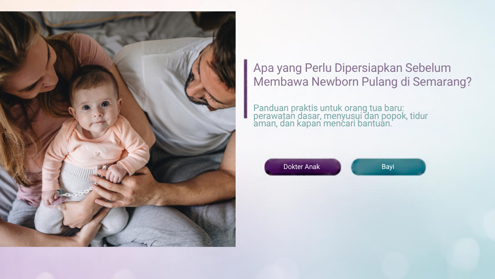 Apa yang Perlu Dipersiapkan Sebelum Membawa Newborn Pulang di Semarang? - Klinik Alunan Bunda Semarang