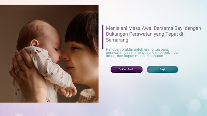 Menjalani Masa Awal Bersama Bayi dengan Dukungan Perawatan yang Tepat di Semarang - Klinik Alunan Bunda Semarang