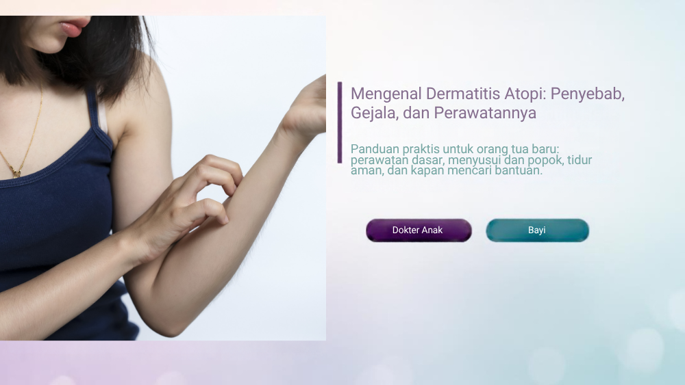 Mengenal Dermatitis Atopi: Penyebab, Gejala, dan Perawatannya - Klinik Alunan Bunda Semarang