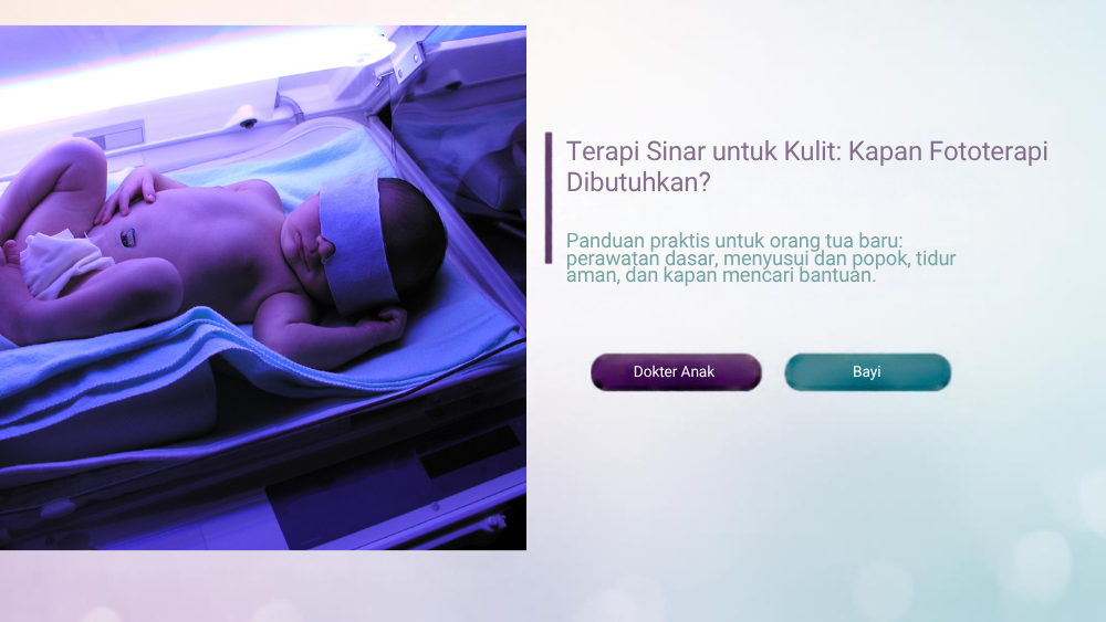 Terapi Sinar untuk Kulit: Kapan Fototerapi Dibutuhkan? - Klinik Alunan Bunda Semarang