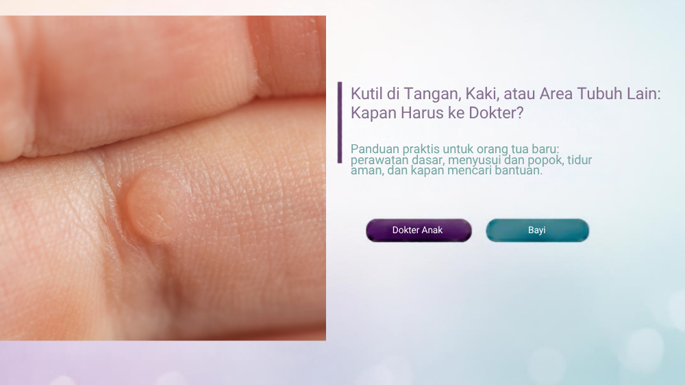 Kutil di Tangan, Kaki, atau Area Tubuh Lain: Kapan Harus ke Dokter? - Klinik Alunan Bunda Semarang